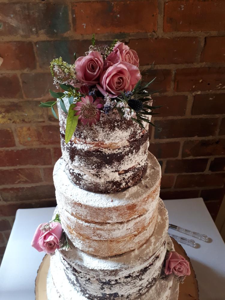 Karen and Micheal's Daisy Cottage Farm Wedding Cake | The Daisy Cottage  Online Farm Shop