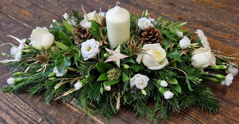 Long Candle Arrangement