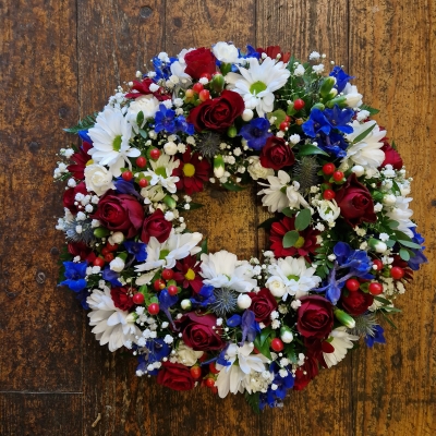 Red, White & Blue Wreath