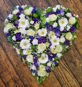 Heart Mixed Flowers