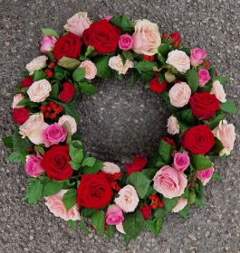 Rose Cluster Wreath