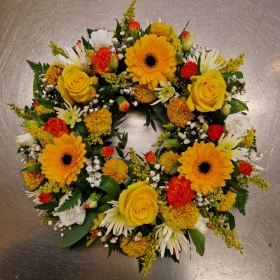 Orange & Yellow Wreath